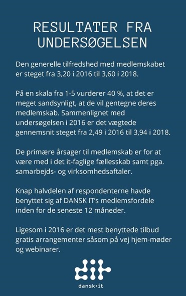 DANSK IT Medlemsundersoegelse